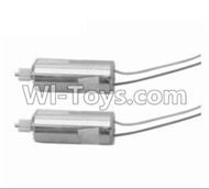 SongYang toys X25 Parts-14 Rotating Motor with shaft and gear(2pcs) For the SY X25 UFO X-25 RC Quadcopter