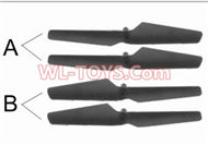 SongYang toys X3 Parts-03 Main rotor blades,Propellers(4pcs) for the SongYang X3 Quadcopter SY X3 UFO rc drone