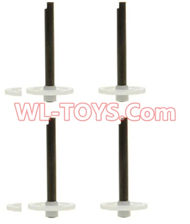 SongYang toys X3 Parts-04 Main gear with hollow pipe(4pcs) for the SongYang X3 Quadcopter SY X3 UFO rc drone