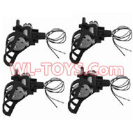 SongYang toys X3 Parts-12 Rotating Motor Assembly(2PCS) & Reversing-rotating Motor Assembly(2PCS) for the SongYang X3 Quadcopter SY X3 UFO rc drone