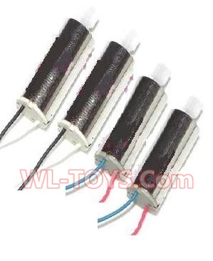 SongYang toys X5 Parts-16 Rotating Motor with red and blue wire(2pcs) & Reversing-rotating Motor with black and white wire(2pcs) for the SongYang X5 Quadcopter SY X5 UFO rc drone
