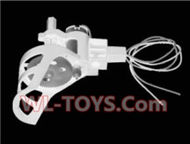 SongYang toys X7 Parts-08 Reversing-rotating Motor Assembly(Include the Motor seat,Main Motor and main gear)-1pcs-(The motor cover Color is Blue)
