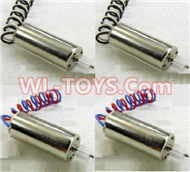 SongYang toys X7 Parts-12 Reversing-rotating Motor with Black and white wire(2pcs) & rotating Motor with red and Blue wire(2pcs)