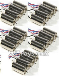 Subotech S660 Spare Parts-11 rotating Motor with red and blue wire(10pcs-CW) & Reversing-rotating Motor with black and white wire(10pcs-CCW),Subotech S660 RC Quadcopter Spare Parts Accessories,Subotech S660 RC  Drone Replacement Parts