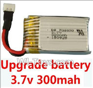 Subotech S660 Spare Parts-17 Upgrade 3.7v 300mah battery for the DFD F180C F180D Quadcopter(1pcs),Subotech S660 RC Quadcopter Spare Parts Accessories,Subotech S660 RC  Drone Replacement Parts