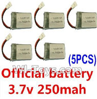 Subotech S660 Spare Parts-19 Official 3.7v 250mah battery(5pcs),Subotech S660 RC Quadcopter Spare Parts Accessories,Subotech S660 RC  Drone Replacement Parts