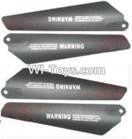 Subotech S700 Parts-04 Propellers,Main rotor blades(4pcs)-Red,Subotech S700 RC dragonfly Helicopter Spare Parts Accessories,S700 Replacement parts