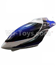 Subotech S900 Parts-01 Head cover,Canopy-Blue For Toruk arokto Subotech S900 helicopter parts