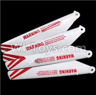 Subotech S900 Parts-03 Rotor blades,Propellers(4pcs-2A+2B)-Red For Toruk arokto Subotech S900 helicopter parts