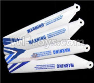 Subotech S900 Parts-04 Rotor blades,Propellers(4pcs-2A+2B)-Blue For Toruk arokto Subotech S900 helicopter parts
