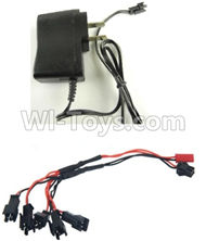 Subotech S900 Parts-28 Charger & Upgrade 1-to-5 usb charger wire-Can charge 5 battery at the sae time For Toruk arokto Subotech S900 helicopter parts