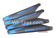 SuBotech S901 Spare Parts-11 Main blades(4pcs-2A+ 2B)-Red,Spare Parts Replacement Accessories For Subotech S901 RC helicopter,Toruk arokto2 S901 rc helicopter