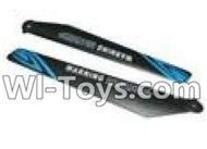 subotech SuBotech S901 Spare Parts-12 Upper main blades(2A)-Blue,Spare Parts Replacement Accessories For Subotech S901 RC helicopter,Toruk arokto2 S901 rc helicopter