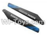 SuBotech S901 Spare Parts-13 Lower main blades(2B)-Blue,Spare Parts Replacement Accessories For Subotech S901 RC helicopter,Toruk arokto2 S901 rc helicopter