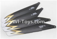 Subotech S902 Spare parts-05 Main blades(4pcs-2A + 2B) Spare Parts Replacement Accessories For Subotech S902 RC Helicopter,Huge RC Helicopter