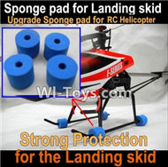 Subotech S902 Spare parts-78 Spone pad for the Landing skid(4pcs) Spare Parts Replacement Accessories For Subotech S902 RC Helicopter,Huge RC Helicopter