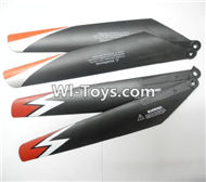 Subotech S909 Spare Parts-07 Propellers,Main rotor blades(4pcs)-Version 2,Subotech S909 RC helicopter Replacement Parts Accessories