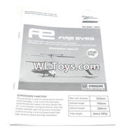 Subotech S909 Spare Parts-76 Engligh Manual,Subotech S909 RC helicopter Replacement Parts Accessories