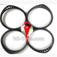 Subotech S910 Spare Parts-02 Outer protect frame-Red,Subotech S910 RC Quadcopter Drone Spare Parts Accessories,S910 RC Drone Replacement Parts
