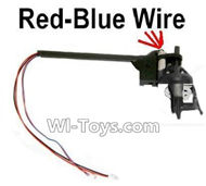 Subotech S910 Spare Parts-12 Rotating Motor Assembly with Red and Blue Wire(1pcs),Subotech S910 RC Quadcopter Drone Spare Parts Accessories,S910 RC Drone Replacement Parts