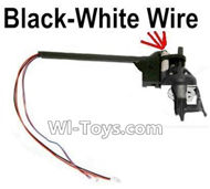 Subotech S910 Spare Parts-13 Reversing-rotating Motor Assembly with Black and White wire(1pcs),Subotech S910 RC Quadcopter Drone Spare Parts Accessories,S910 RC Drone Replacement Parts