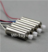 Subotech S910 Spare Parts-14 Reversing-rotating Motor with Black and white wire(2pcs) & rotating Motor with red and Blue wire(2pcs),Subotech S910 RC Quadcopter Drone Spare Parts Accessories,S910 RC Drone Replacement Parts