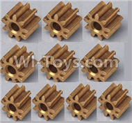 JJRC H5 H5C Parts-35 Small copper gear for the Motor(10pcs) For JJRC H5C Quadcopter parts,H5C Drone Parts