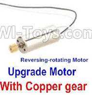 JJRC H5 H5C Parts-41 Reversing-rotating Motor with Black and white wire(1pcs)-With Copper gear For JJRC H5C Quadcopter parts,H5C Drone Parts