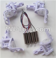 JJRC H5 H5C Parts-63 Motor unit(4pcs) & Main motor(4pcs) For JJRC H5C Quadcopter parts,H5C Drone Parts