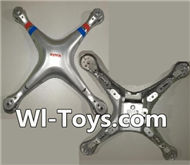SYMA X8 X8C Parts-04 Fuselage,Upper and lower shell cover-Silver For SYMA X8 X8C RC Quadcopter parts,FPV Camera UFO