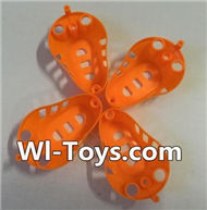 SYMA X8 X8C Parts-45 Upper motor cover(4pcs)-Orange For SYMA X8 X8C RC Quadcopter parts,FPV Camera UFO