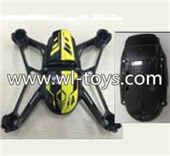 UDI U27 U927 RC Quadcopte parts-02 Upper Main body frame with sheel cover-Yellow & Bottome shell cover