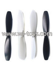 UDI U27 U927 RC Quadcopte parts-06 Main rotor blades,Propellers(4pcs-2X Black & 2X White)