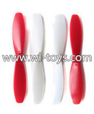 UDI U27 U927 RC Quadcopte parts-08 Main rotor blades,Propellers(4pcs-2X Red & 2X White)