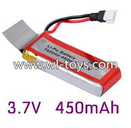 UDI U27 U927 RC Quadcopte parts-16 Official 3.7v 450mah battery(1pcs)
