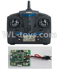 UDI U818S U842 U842-1 RC Quadcopter parts-11 Transmitter & Circuit board,Receiver board