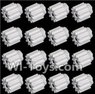 Holy Stone U818A Parts-10 Small Motor gear(16pcs),Holy Stone U818A Quadcopter parts,U818A rc Drone spare parts