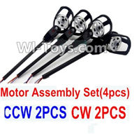 Holy Stone U818A Parts-36 Rotating Motor Assembly(2pcs) & Reversing-rotating Motor Assembly(2pcs),Holy Stone U818A Quadcopter parts,U818A rc Drone spare parts