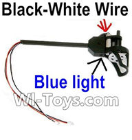 UDI U919 U919A Parts-24 Reversing-rotating Motor Assembly with Black and White wire(Blue Light) for UDIR/C U919 U919A Quadcopter parts,rc Drone spare parts