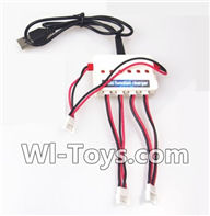 UDI U919 U919A Parts-13 Upgrade 1-to-3 charger with balance charger for UDIR/C U919 U919A Quadcopter parts,rc Drone spare parts