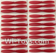 UDI U845 U845A Parts-17 Propellers,Rotor blades(24pcs),UDIR/C U845 U845A Six-axis aircraft Spare Parts Replacement Accessories,U845 rc Hexacopter,Quadcopter drone parts