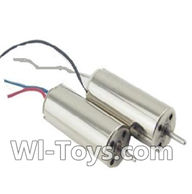 UDI U845 U845A Parts-21 Reversing-rotating Motor with Black and white wire(1pcs) & rotating Motor with red and Blue wire(1pcs),UDIR/C U845 U845A Six-axis aircraft Spare Parts Replacement Accessories,U845 rc Hexacopter,Quadcopter drone parts