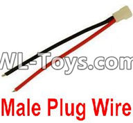 UDIRC-i350H Spare Parts-16-02 Male Plug Wire for the Battery(1pcs),UDIR/C i350H rc Quadcopter parts,i350H rc Drone spare parts Accessories