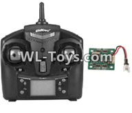 UDIRC-i350H Spare Parts-19 Transmitter,Remote control & Circuit board,Receiver board,UDIR/C i350H rc Quadcopter parts,i350H rc Drone spare parts Accessories
