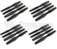 Visuo XS809S Propellers Parts,Main rotor blades(16pcs),Visuo XS809S Parts