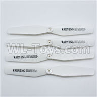 Visuo XS809S Upgrade Propellers Parts,Main rotor blades(4pcs)-White,Visuo XS809S Parts