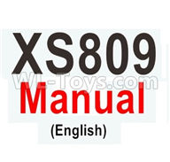 Visuo XS809 Manual PDF,Visuo XS809 Parts