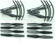 Visuo XS812 Outer frame Parts(4pcs)+ Motor(8pcs)+ Propellers(8pcs),Visuo XS812 Parts