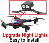Visuo XS812 Upgrade Night lights Parts-Easy to install,Visuo XS812 Parts
