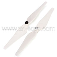 WLtoys V393 RC Quadcopter parts-10 Upgrade Main rotor baldes(2pcs 1x Clockwise and 1x Counterclockwise)-White